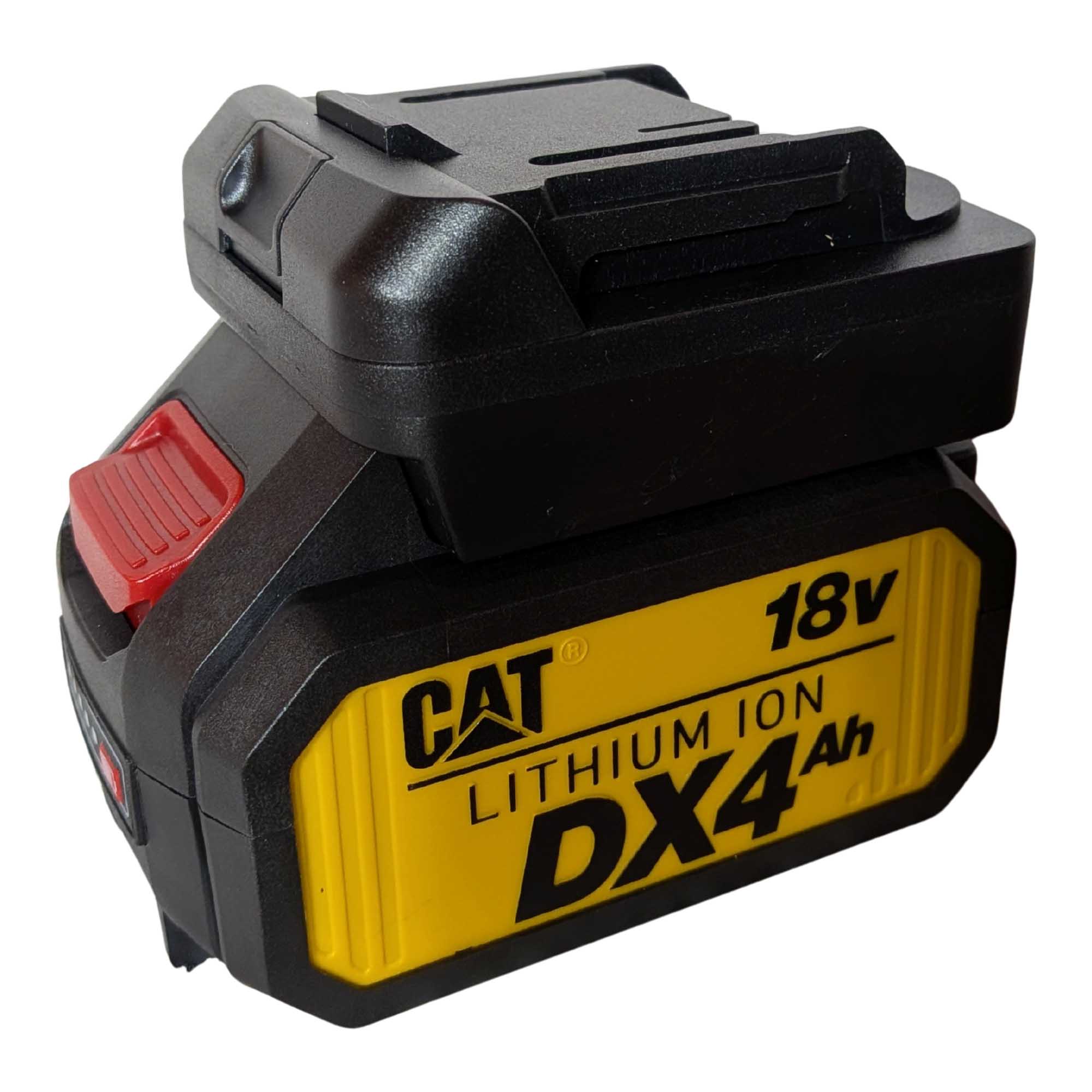 CAT 18V vers RIDGID 18V ROUGE Adaptateur de batterie