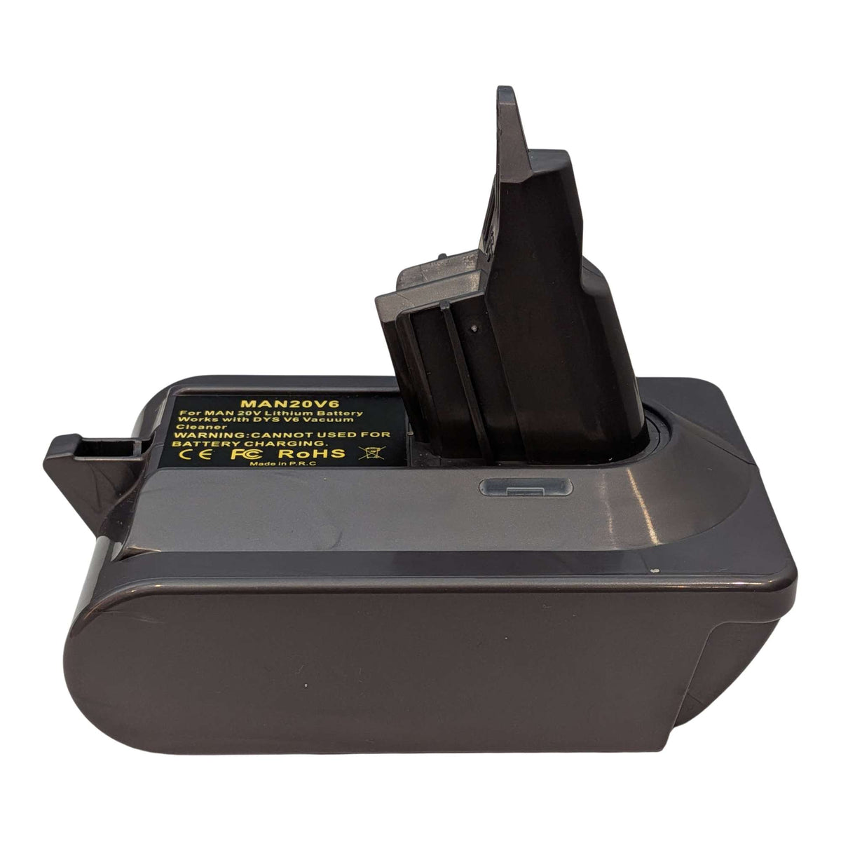 Akkuadapter Craftsman 20V auf Dyson V6: Adapter, rechte Seite