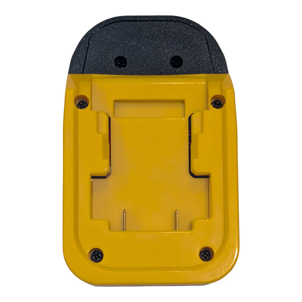 DeWalt 20V MAX to Kobalt 24V battery adapter - plan view of the battery-side connection