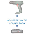 Einhell 18V PXC to Bosch 18V PBA (Green) battery adapter - placeholder reading adapter image coming soon