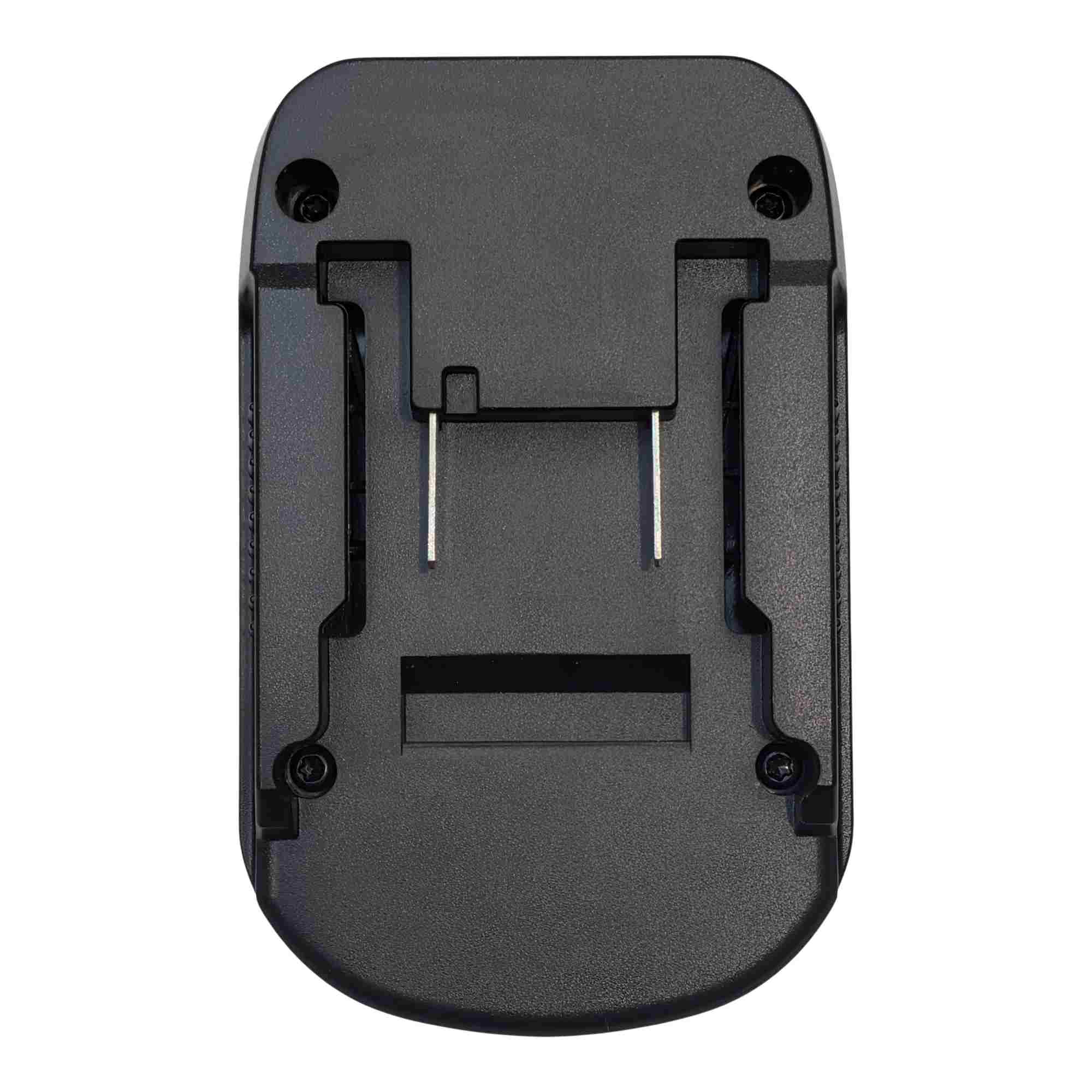Einhell 18V PXC to Milwaukee M18 battery adapter - plan view of the battery-side connection