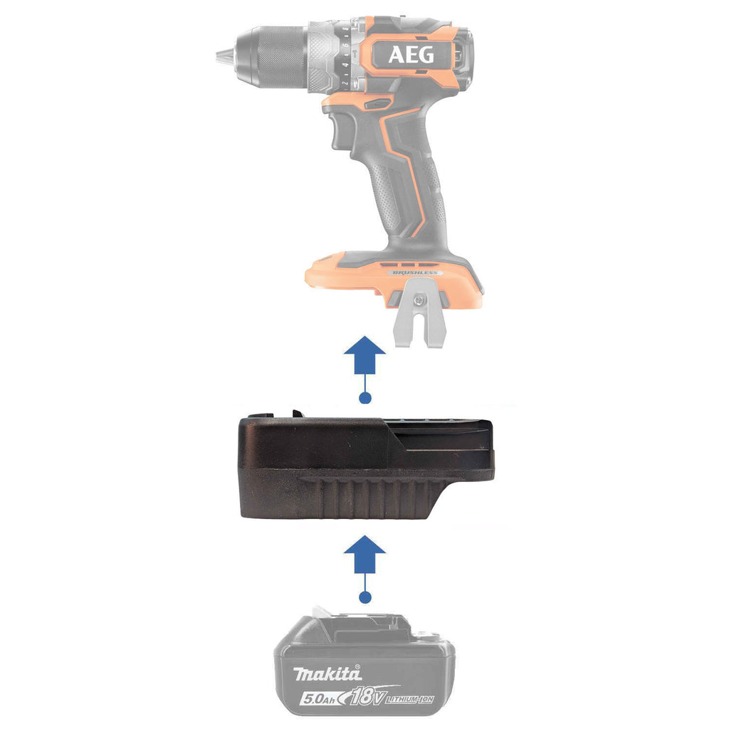 Makita 18V LXT vers AEG 18V Adaptateur de batterie