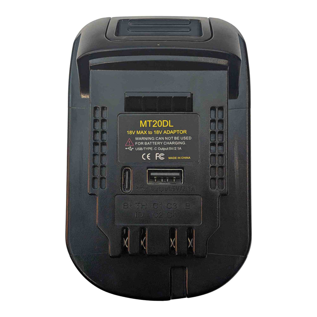 Makita 18V to DeWalt 20V (Lithium) Battery Adapter