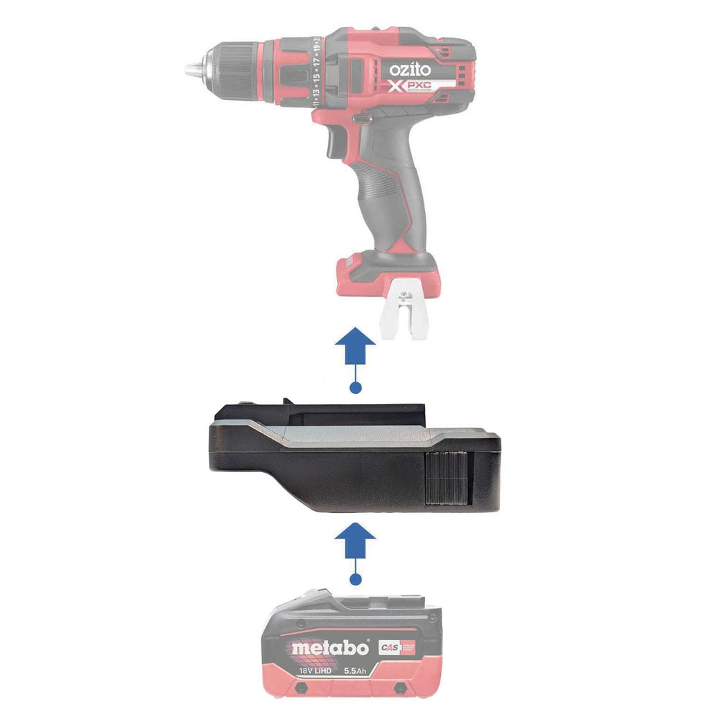 Metabo CAS 18V to Ozito PXC 18V Battery Adapter
