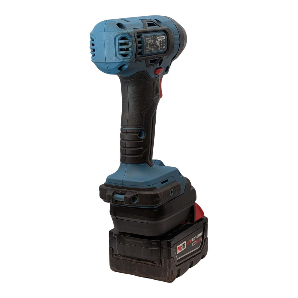 Milwaukee M18 auf Erbauer 18V EXT Akkuadapter