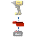 Milwaukee M18 auf Stanley FATMAX V20 Akkuadapter