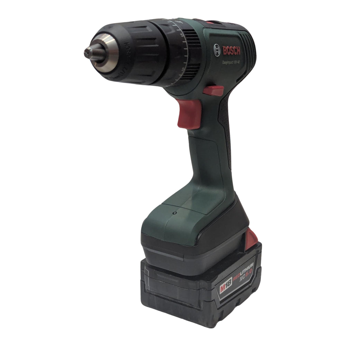 Milwaukee M18 vers Bosch 18V PBA (Vert) Adaptateur de batterie