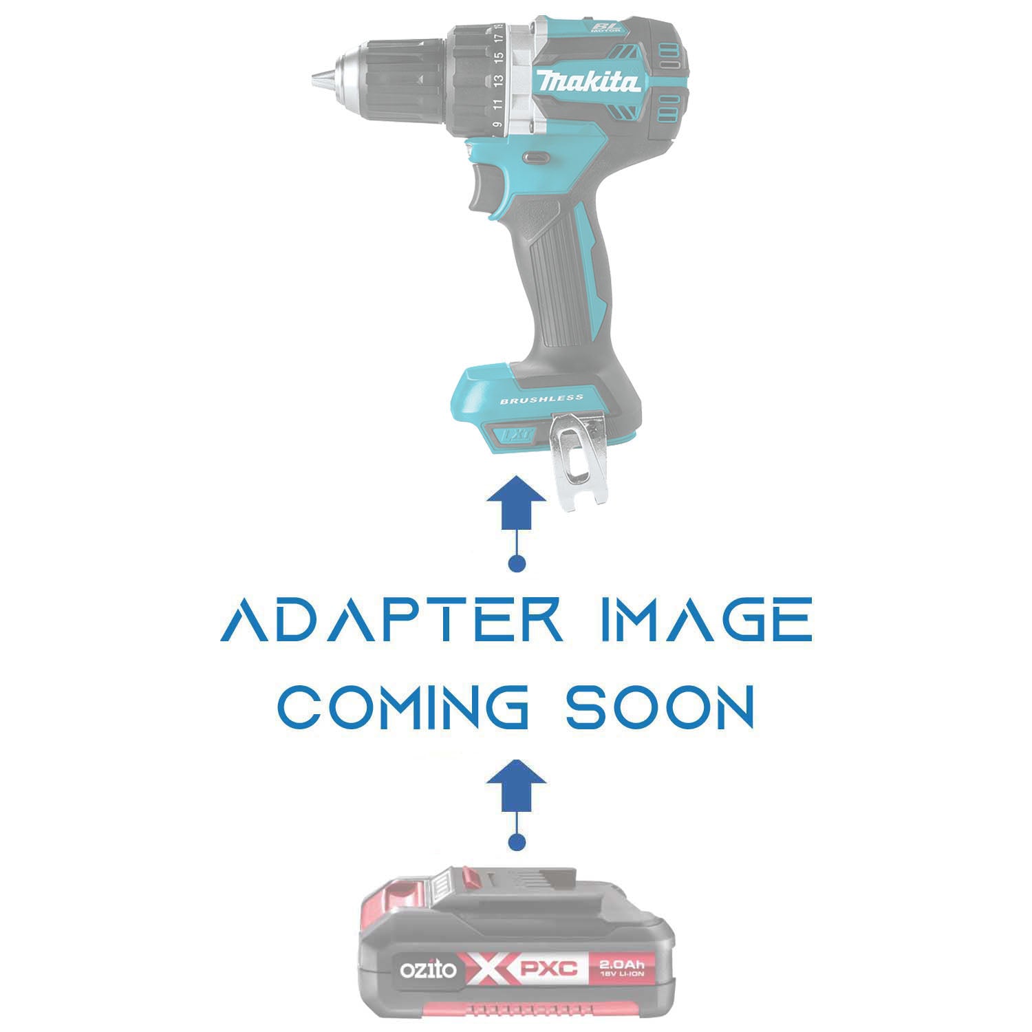 Ozito PXC 18V to Makita 18V Battery Adapter