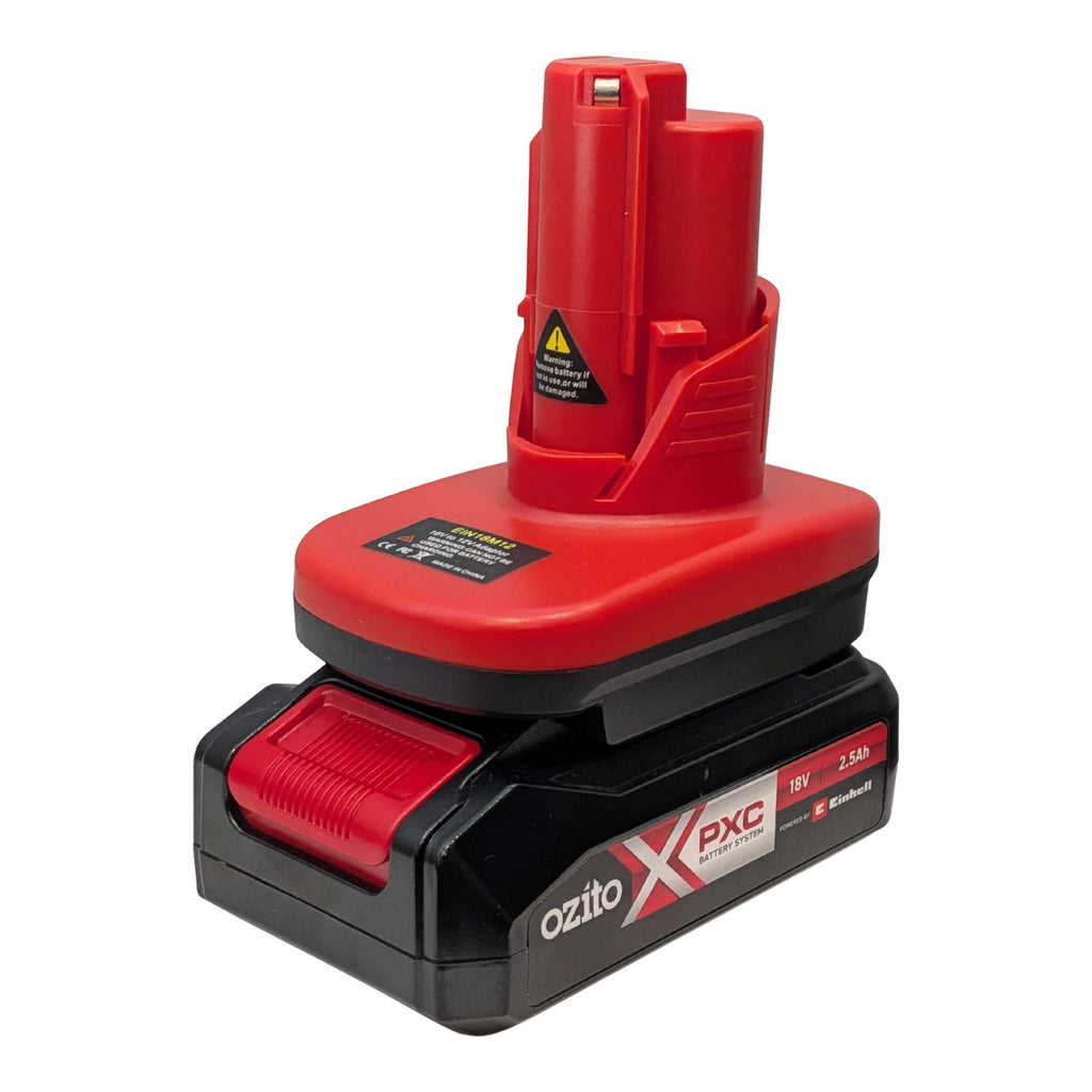 Ozito PXC 18V to Milwaukee 12V Battery Adapter