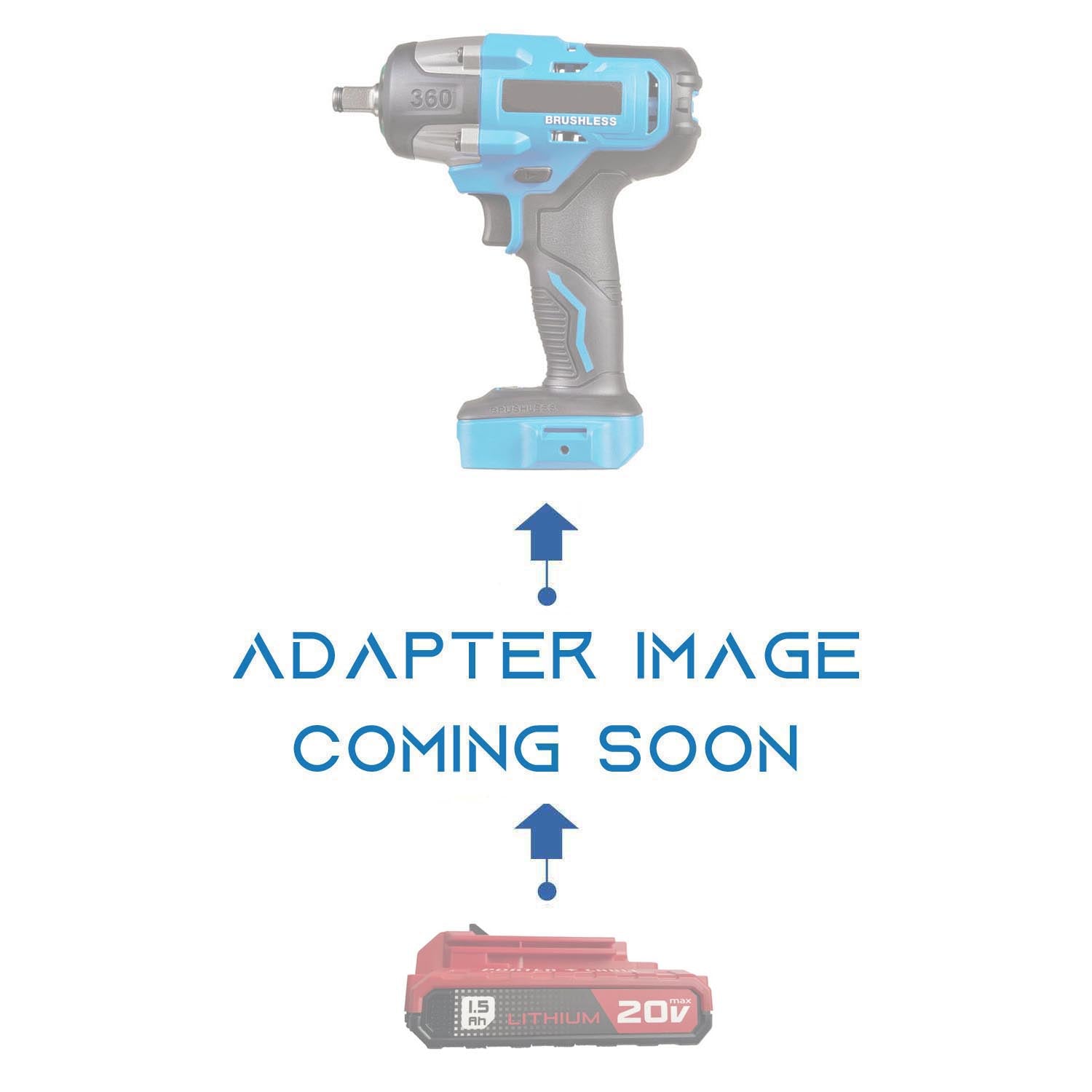 Porter Cable 20V auf Mastercraft 20V (PWRPOD / Blau) Akkuadapter