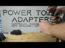 Load and play video in Gallery viewer, RIDGID 18V to Makita 18V Battery Adapter (ABS)

