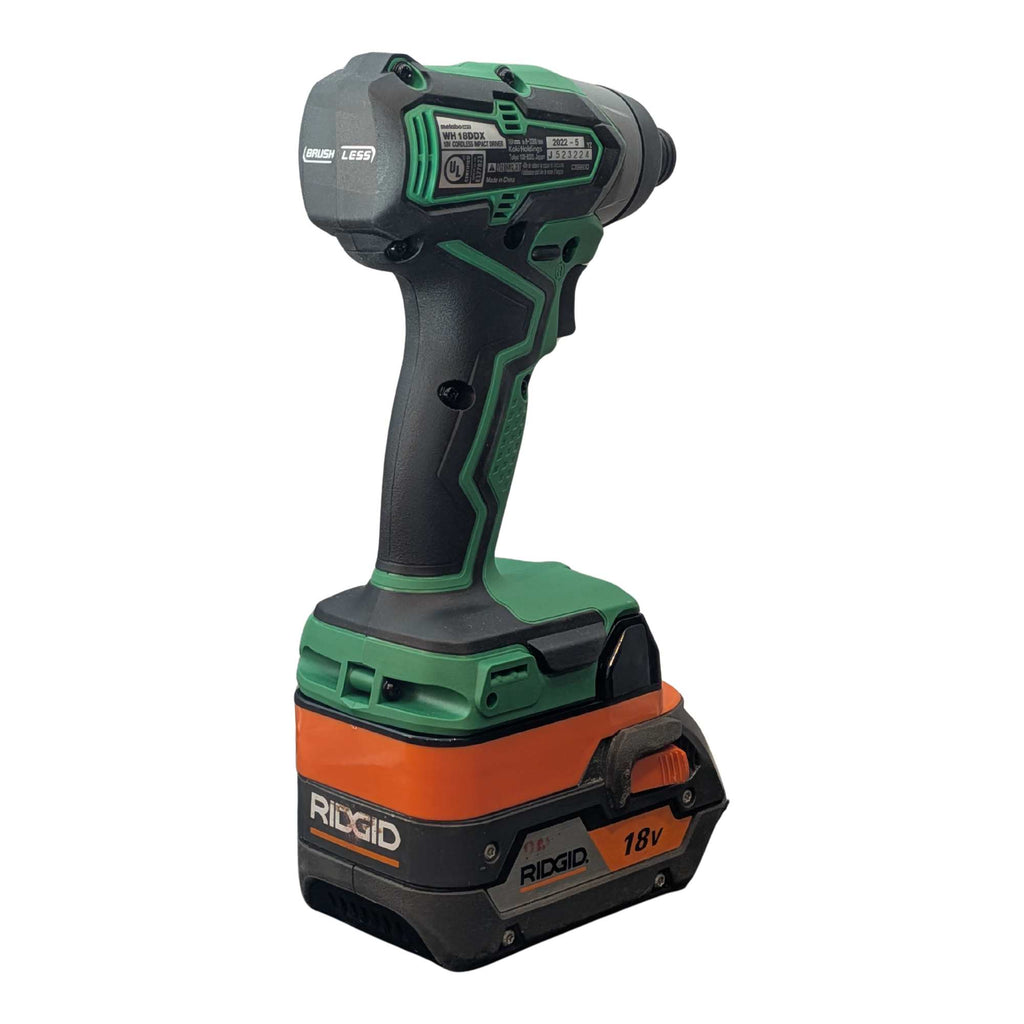 RIDGID 18V to Metabo HPT 18V Battery Adapter