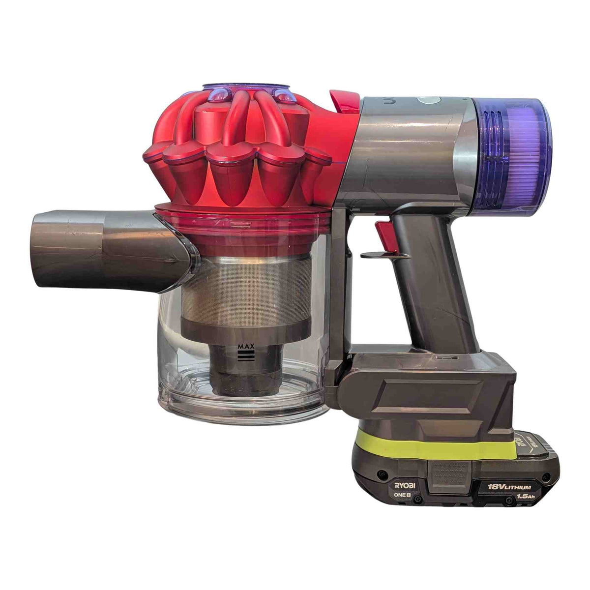 Ryobi 18V ONE+ auf Dyson V8 Akkuadapter