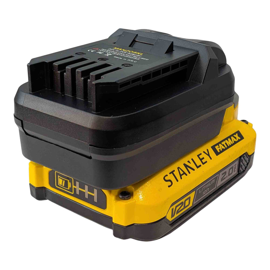 Stanley FATMAX V20 vers SKIL 20V PWR CORE Adaptateur de batterie