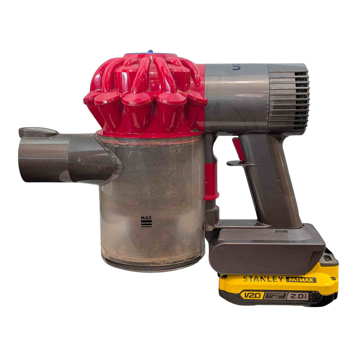 Stanley FATMAX V20 auf Dyson V6 Akkuadapter
