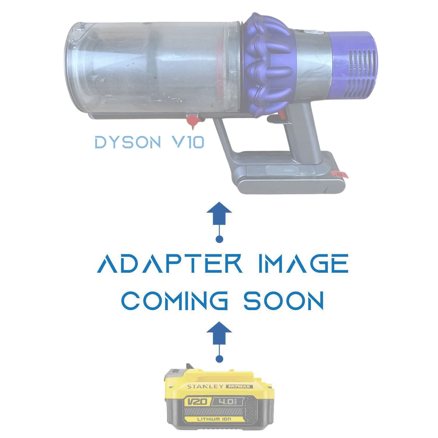 Stanley V20 auf Dyson V10 Akkuadapter