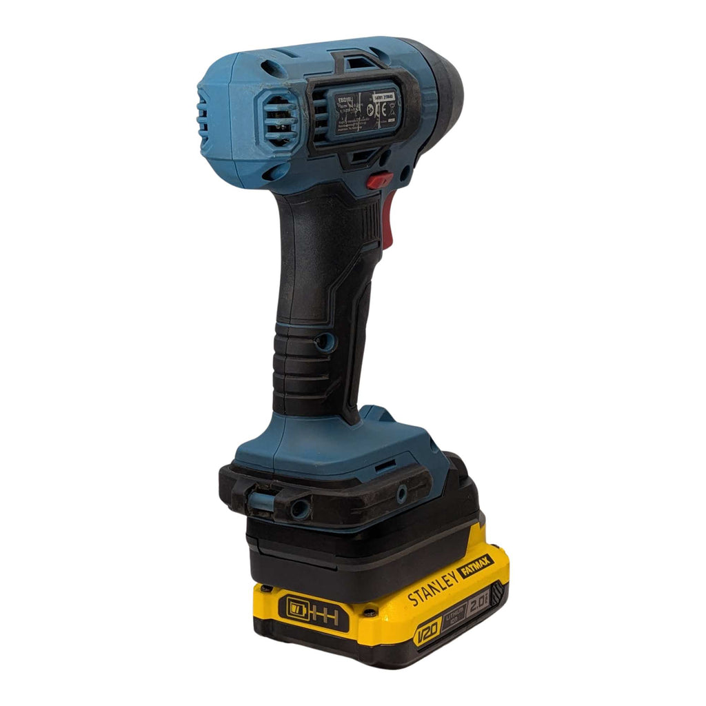 Stanley FATMAX V20 auf Erbauer 18V EXT Akkuadapter
