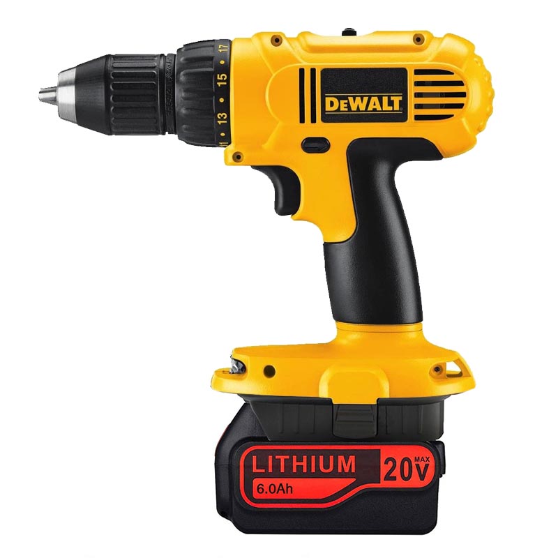 Black and Decker Battery Adapter to DeWalt NiCad Power Tools Adapters