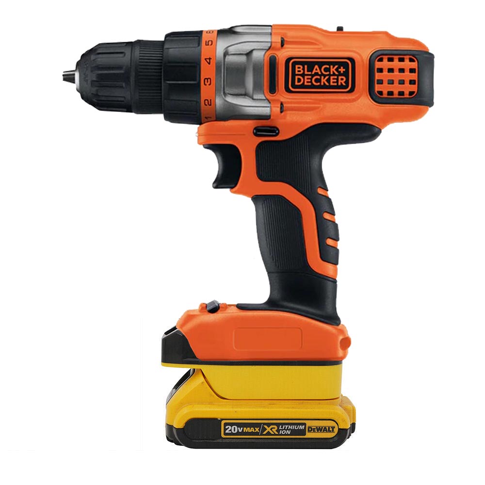 Black and decker dewalt battery adapter outlet